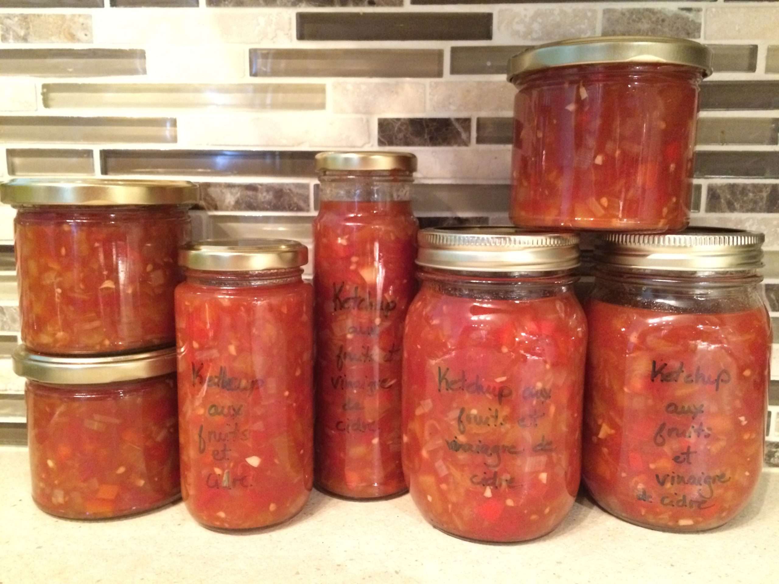 KETCHUP AUX FRUITS & VINAIGRE DE CIDRE